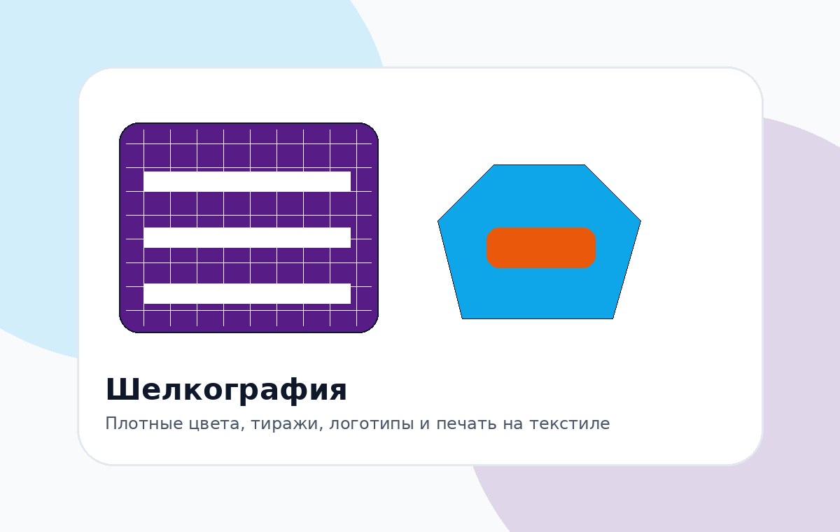 Шелкография на текстиле
